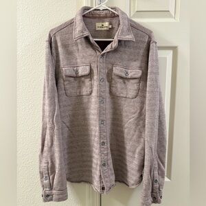 The Normal Brand Maroon Casual Button Down Shirt